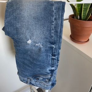 Super high waist jeans blue